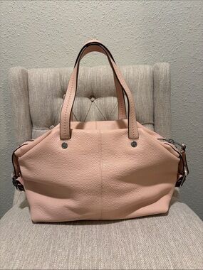J. Crew Blush Pink Leather Shoulder Bag